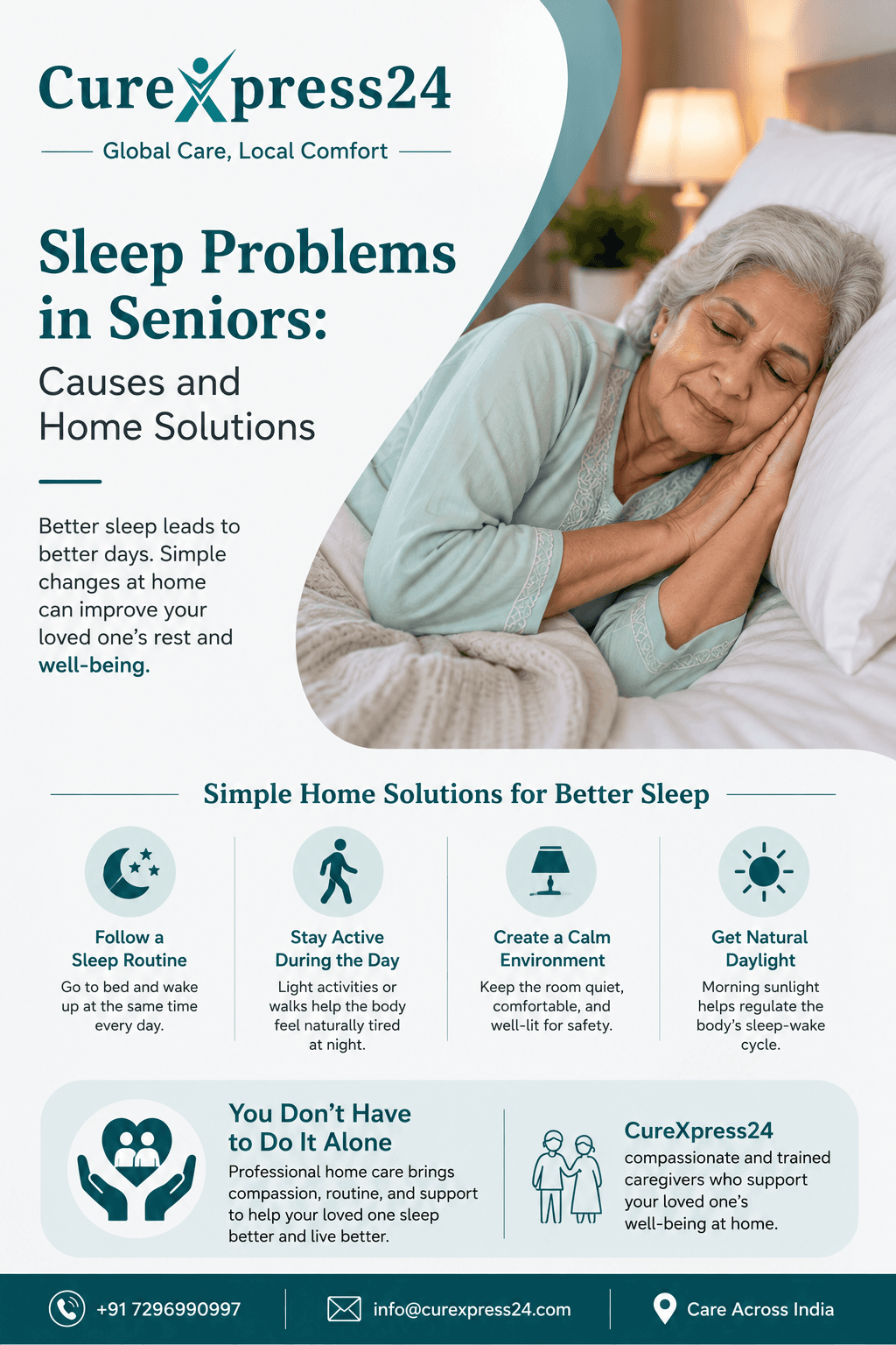 Sleep Problems in Seniors: Causes and Home Solutions